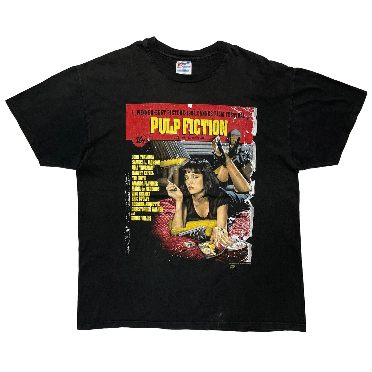 PULP FICTION MOVIE PROMO BACKSTAGE PASS HANES X