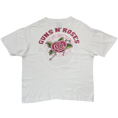 GUNS N' ROSES USE YOUR ILLUSION TOUR 1991 WHITE BROCKUM XL 1641