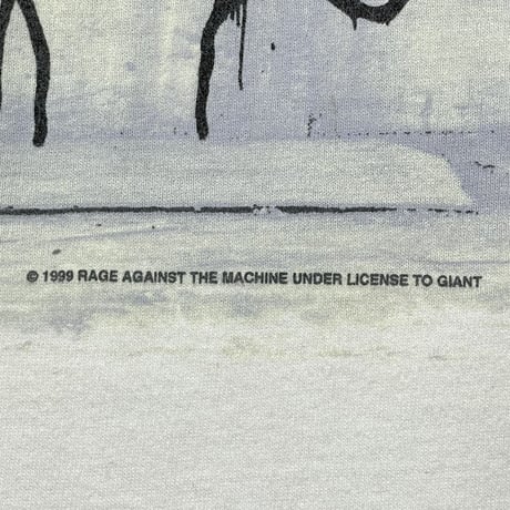 RAGE AGAINST THE MACHINE 1999 THE BATTLE OF LOS ANGELES TULTEX LARGE WHITE 3202
