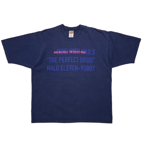 NINE INCH NAILS THE PERFECT DRUG halo eleven NAVY FRUIT OF THE LOOM XL 2750