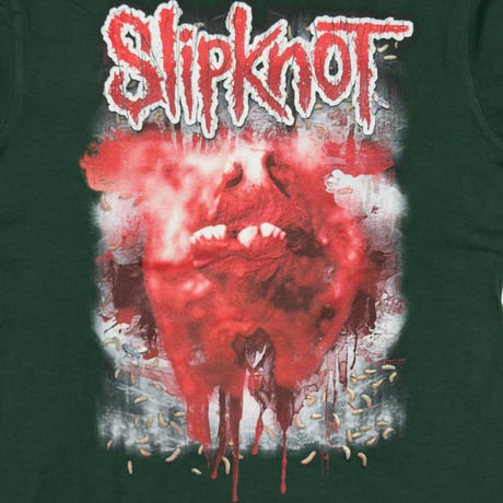Slipknot INTERNATIONAL INFECTION LS GREEN FITS SMALL 1975