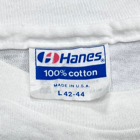 HOKUSAI KATSUSHIKA 葛飾 北斎 冨嶽三十六景 神奈川沖浪裏 WHITE HANES LARGE 6403