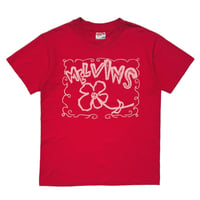 MELVINS FLOWER RED HANES MEDIUM 5082