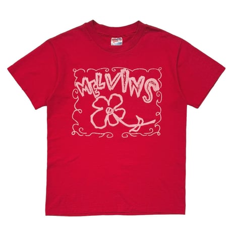 MELVINS FLOWER RED HANES MEDIUM 5082