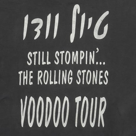 ROLLING STONES LIP & TONGUE VOODOO HEBRAEA XL 4489