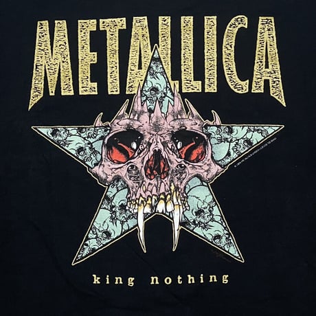 METALLICA KING NOTHING GILDAN HEAVY WEIGHT XL 8394
