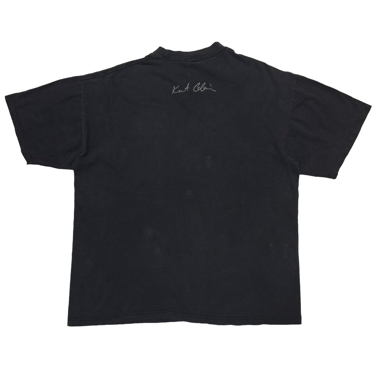 NIRVANA  COBAIN MEMORIAL FACE ©1998 NIRVANA 1998 KURT COBAIN MEMORIAL FACE BLACK GI