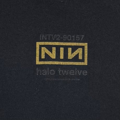 NINE INCH NAILS CLOSURE GOLD BOX LOGO HALO TWELVE FITS XL 2462