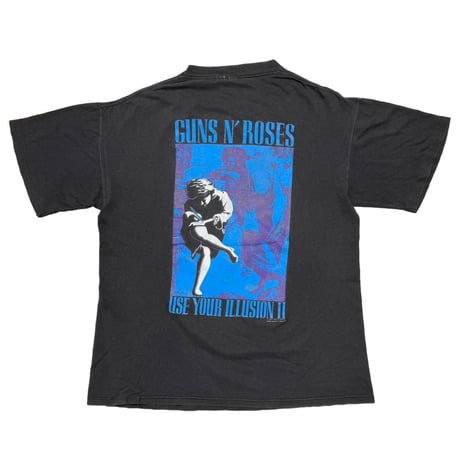 GUNS N' ROSES USE YOUR ILLUSION TOUR DOUBLE SIDE BROCKUM LARGE 8497