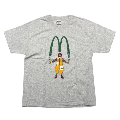 Mcdonald's DONALD GREEN M TEE ASH GREY LARGE 5805