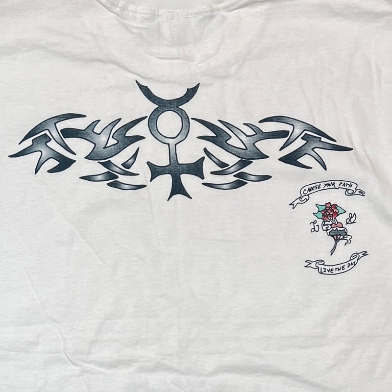 DENNIS RODMAN TATTOO LS WHITE XL 9583 | greatLA