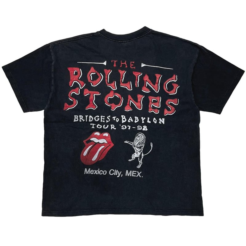 THE ROLLING STONES EMBROIDERY LION BRIDGES TO B