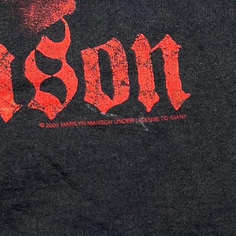 MARILYN MANSON 2000 APE OF GOD FRUIT OF THE LOOM XL 5926