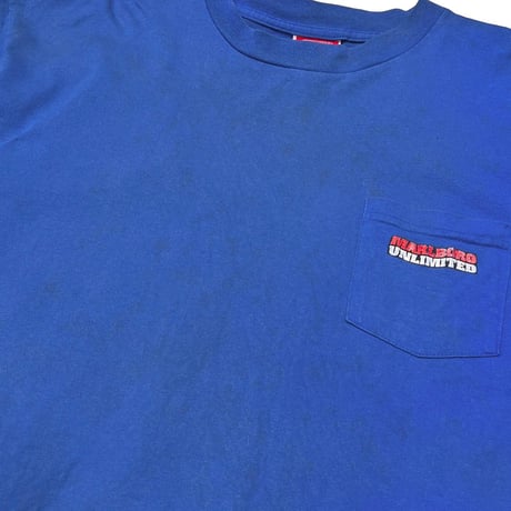 Marlboro UNLIMITED COYOTE POCKET TEE BLUE XL 4734