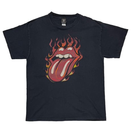THE ROLLING STONES BURNING RIP & TONGUE LARGE 3997