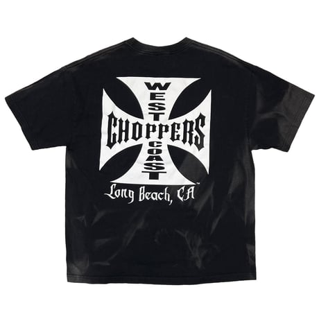 WEST COAST CHOPPERS IRON CROSS LONG BEACH, LA SS TIEDYE FADE FITS XL 7203