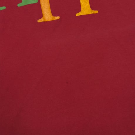 Apple MULTI COLOR TEXT LOGO RED ONEITA XL 5208