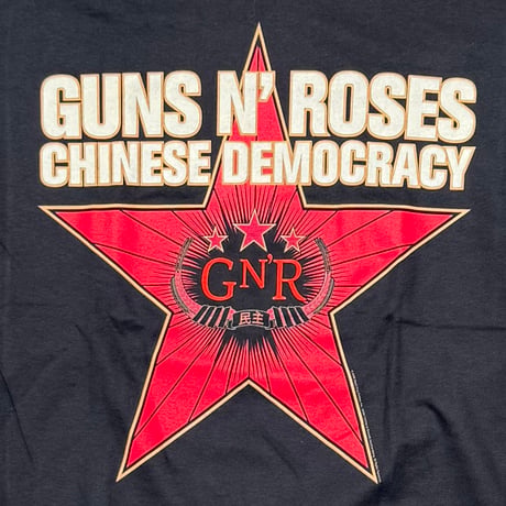 GUNS N' ROSES 2008 CHINESE DEMOCRACY Hanes MEDIUM 3351