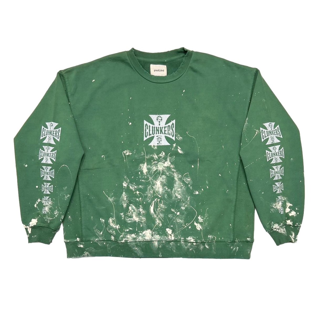 トップス greatLAnd ORIGINAL CLUNKERS CREW NECK トップス greatLAnd ORIGINAL CLUNKERS CREW NECK greatLAnd