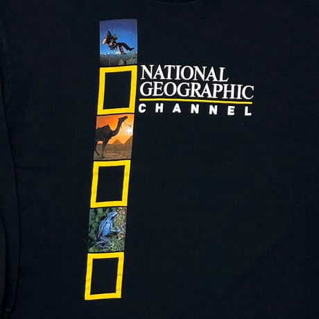 OLD&VINTAGE NATIONAL GEOGRAPHIC CHANNEL LS ALL SPORT XL 8493