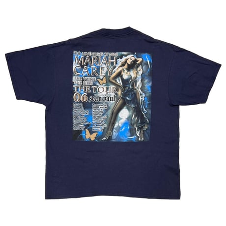 MARIAH CAREY THE VOICE THE HITS THE TOUR 06 NAVY JERZEES XL 2498