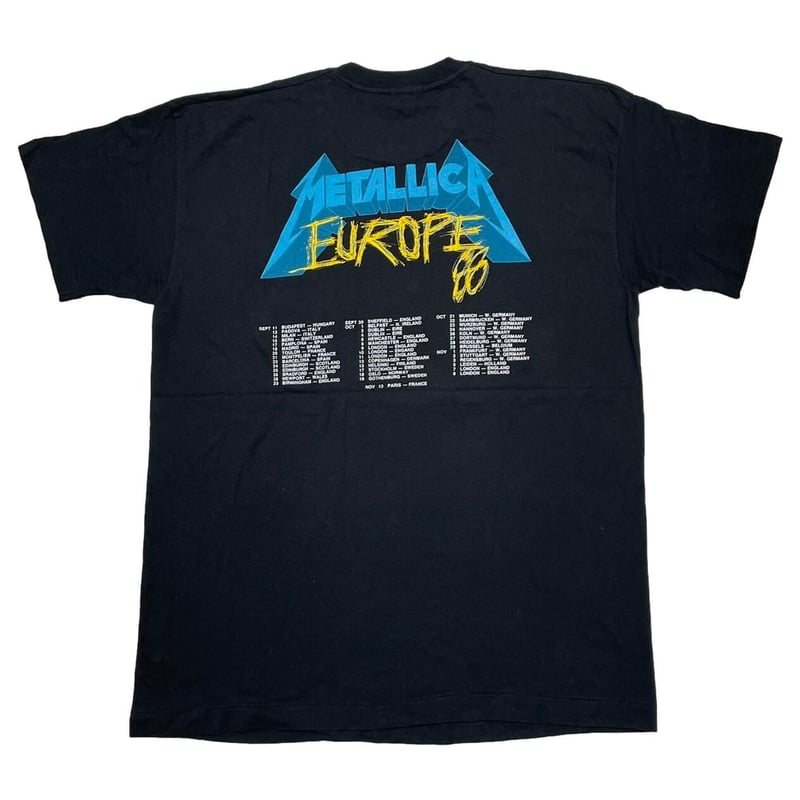 METALLICA AND JUSTICE FOR ALL EUROPE 1988 FITS