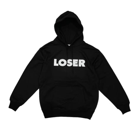 greatLAnd ORIGINAL LOSER LOGO HOODIE BLACK