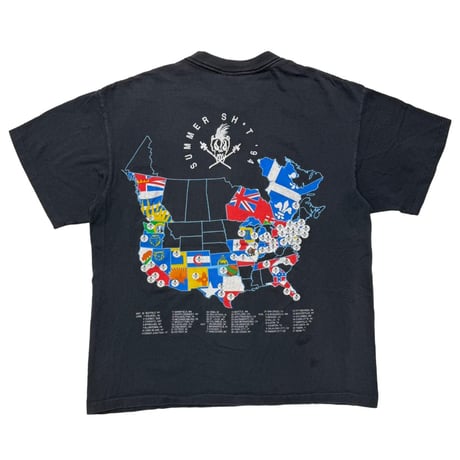 METALLICA BIG SKULL SUMMER SHIT BACK MAP GIANT BY TEEJAYS XL 6729