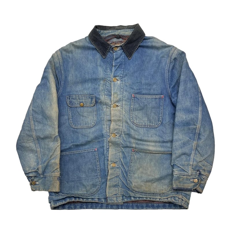SEARS 70S LINED DENIM COVERALL JACKET 44 | grea
