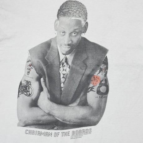 DENNIS RODMAN 1996 CHAIRMAN OF THE BOARDS WHITE FITS XL 8167