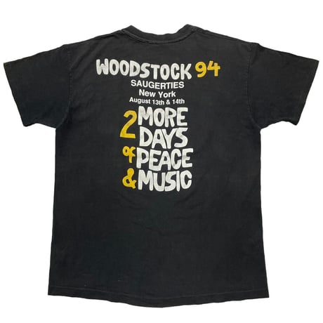 WOOD STOCK 1994 MUSIC FES 2MORE DAYS OF PEACE & MUSIC GEM TAG XL 0465