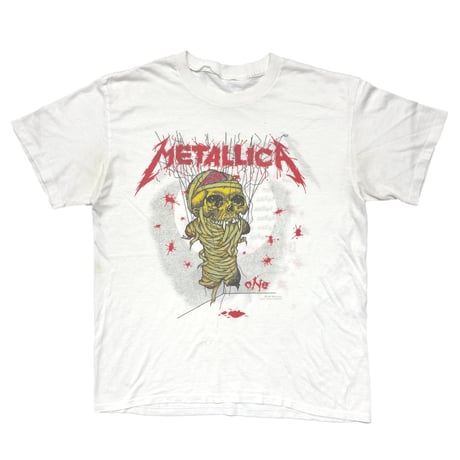 METALLICA PUSHEAD 1989 ONE WHITE FITS LARGE 6256