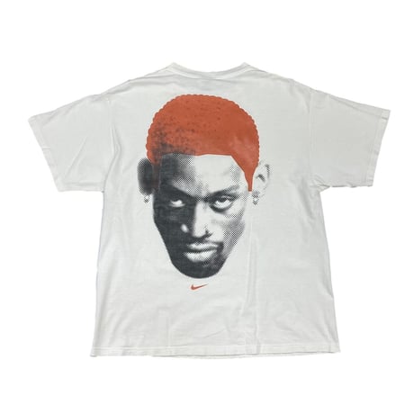 NIKE DENNIS RODMAN BIG HEAD TEE ORANGE LARGE 6975