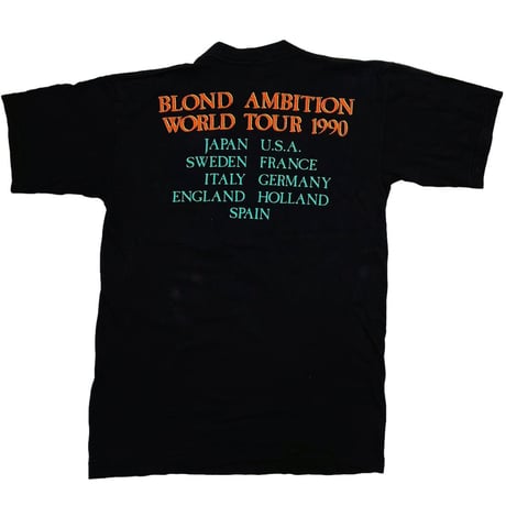 MADONNA BLOND AMBITION WORLD TOUR 1990 BLACK LARGE 3824