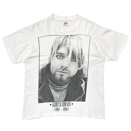 NIRVANA KURT COBAIN MEMORIAL WHITE anvil LARGE 2626