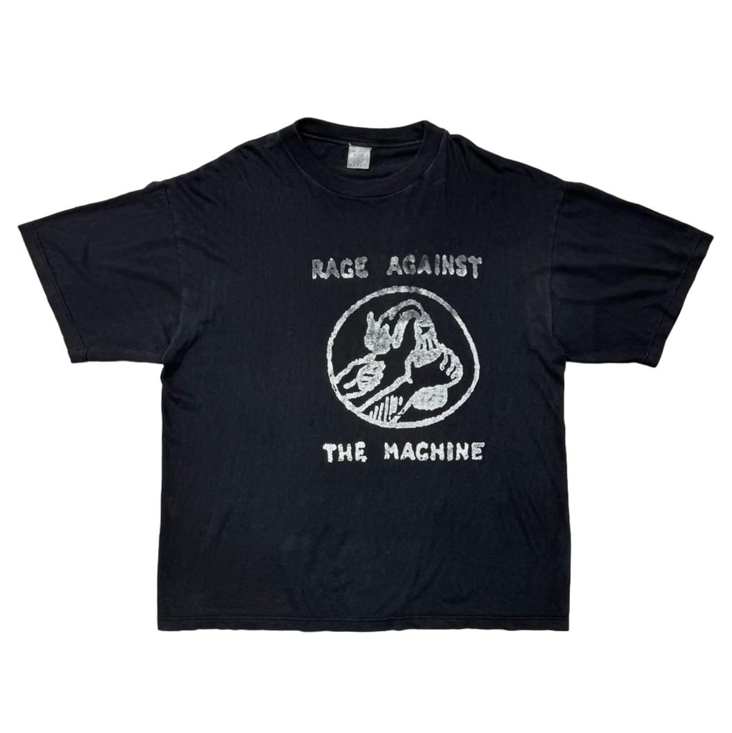 【モンチ】RAGE AGAINST THE MACHINEブラック RAGE AGAINST THE MACHINE MOLOTOV BACK LOGO EURO