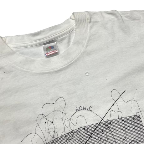 SONIC YOUTH 1993 STOCKHAUSEN WHITE FRUIT OF THE LOOM XL 7175