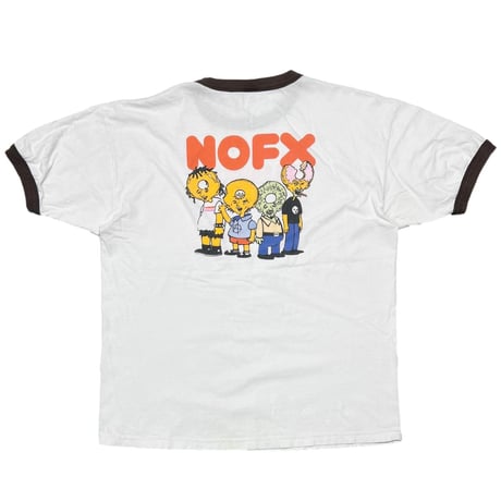 NOFX PUNKIN' DONUTS RINGER WHITE BROWN MURINA XL 2871