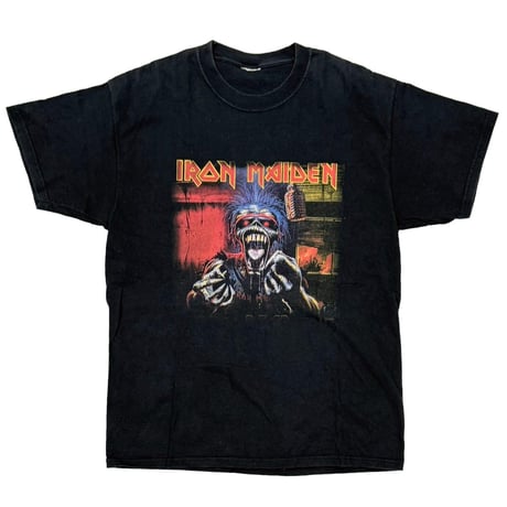 IRON MAIDEN 2003 TOUR BOOTLEG FITS XL 0221