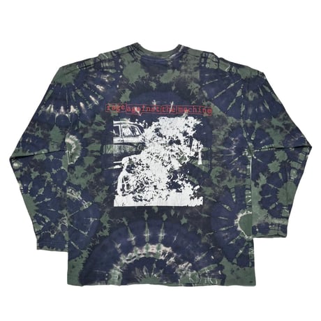 RAGE AGAINST THE MACHINE FUCT LOGO BURNING MONK LS TIEDYE FITS XL 2746