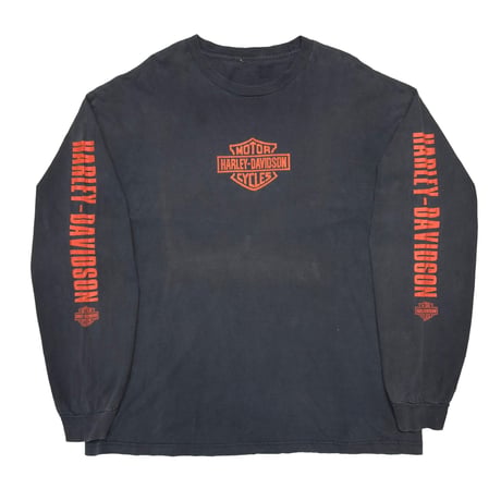 HARLEY DAVIDSON ORANGE EMBLEM LS FITS XXL 0785