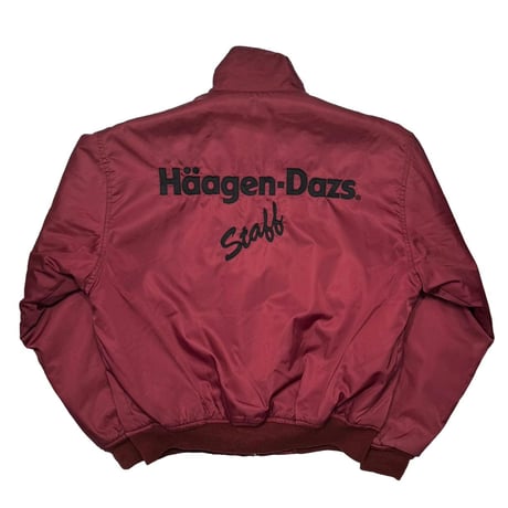 HAAGEN-DAZS STAFF JACKET WINE RED FITS L-XL 6349