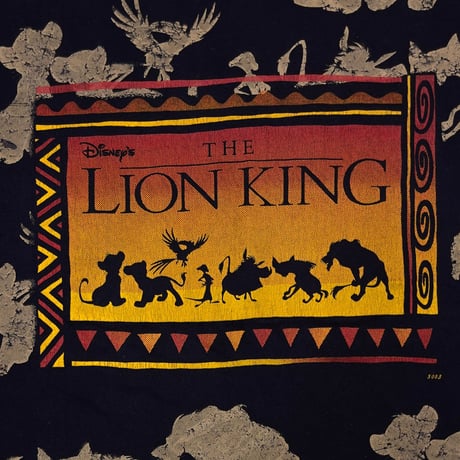 DISNEY VINTAGE THE LION KING OVP BLACK OSFA FITS XL 4060