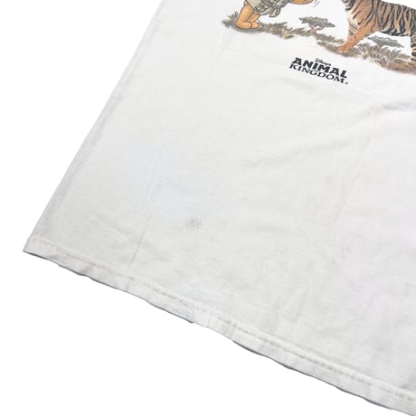 DISNEY VINTAGE WINNIE THE POOH ANIMAL KINGDOM TIGER WHITE FITS XL 8644