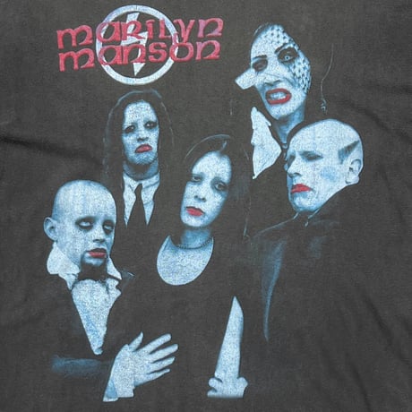MARILYN MANSON BLUE MEMBER PRINT LS BOOTLEG EURO XXL 1927