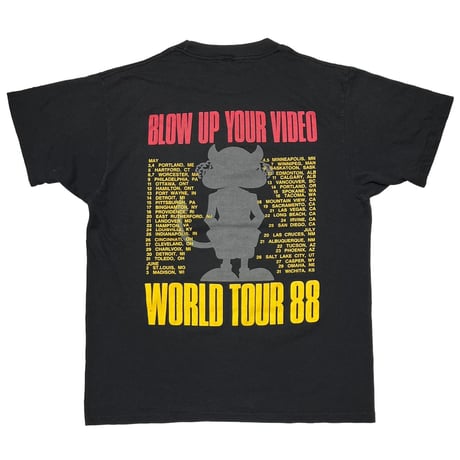AC/DC 1988 BLOW UP YOUR VIDEO WORLD TOUR CHED BY anvil XL 2411