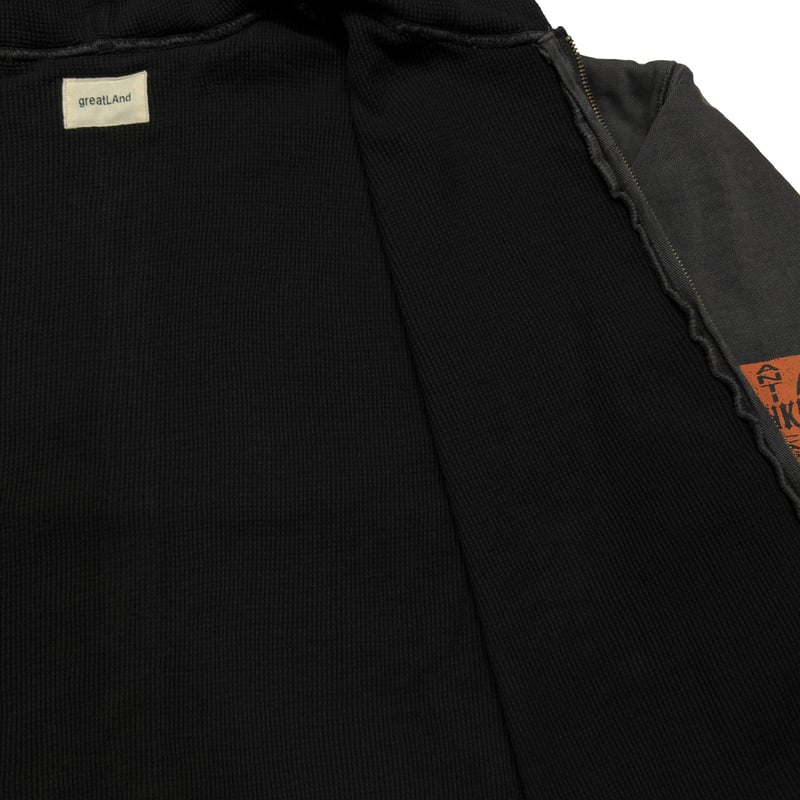 greatLAnd ORIGINAL CLUNKERS ZIP HOODIE / DOUBLE