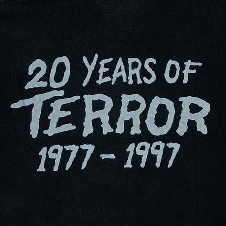MISFITS HUGE SKULL RED TEXT 20 YEARS OF TERROR ALL SPORT XL 2328