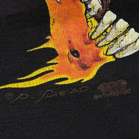 METALLICA PUSHEAD SIDE FLAMING VAMPIRE SKULL ARTIMONDE XL 5076