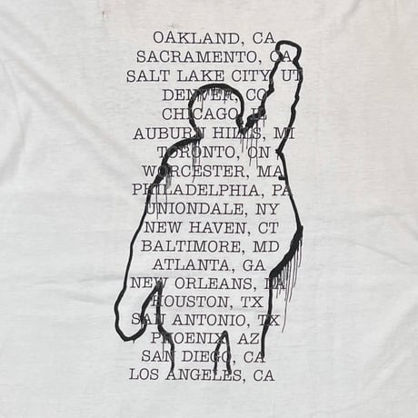 RAGE AGAINST THE MACHINE 1999 THE BATTLE OF LOS ANGELES WHITE giant FITS XL 1470